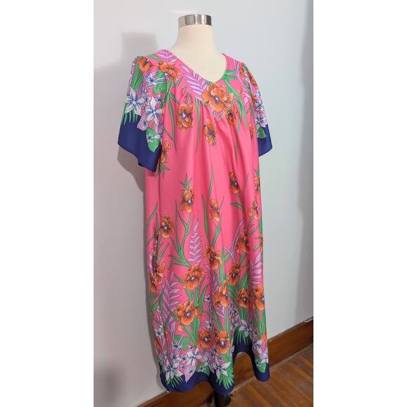 Rikki New York Pink Floral House Dress - Picture 7 of 7